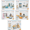 Viga mobili per casa delle bambole, Dim 2x2x7,5 cm, 40 parti 1 set