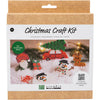 Nabbi hobby set biobeads, coche navideño, reno, muñeco de nieve, elfo y regalo, 1 caja