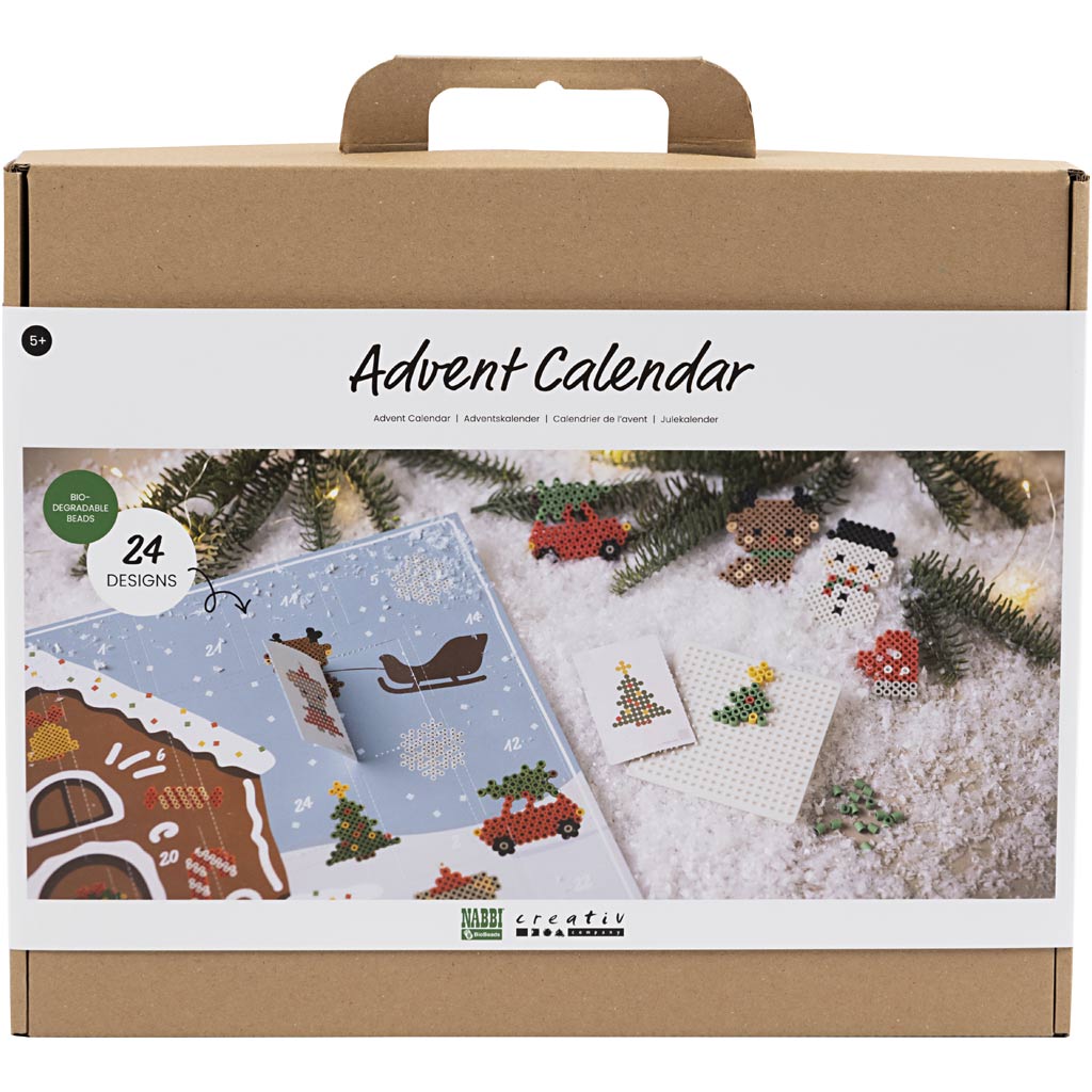 Nabbi advent calendar biobeads, 24 designs, 1 piece