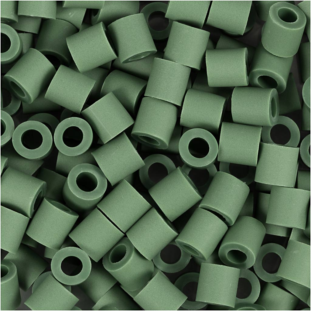 Creativ company nabbi biobeads 5x5mm verde scuro - 1000 pz.