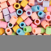 Bioperle Nabbi di , misura 5x5 mm, misura buco 2,5 mm, media, colori pastello, 1000 pezzi 1 scatola