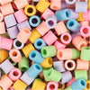 Bioperle Nabbi di , misura 5x5 mm, misura buco 2,5 mm, media, colori pastello, 1000 pezzi 1 scatola
