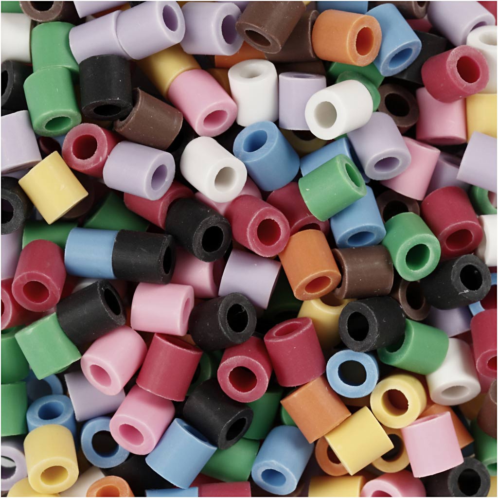 Creativ company http: www.cchobby.nl biobeads-van-nabbi-afm-5x5-mm-gatgrootte-2-5-mm-medium-diverse-kleuren-1000-stuk-1-doos