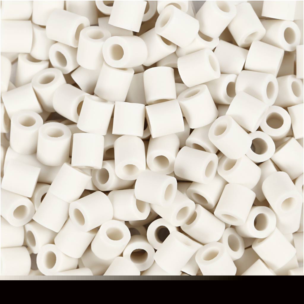 Creativ company nabbi biobeads 5x5mm blanco - 1000 uds.