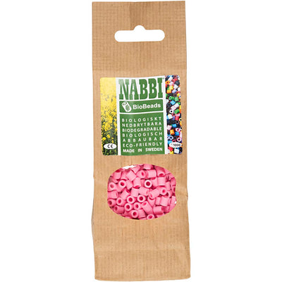 Creativ company nabbi biobeads 5x5mm rosa - 1000pz.