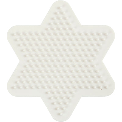 Placa base Nabbi biobeads, estrella, tamaño 9,8x9,8 cm, mediana, 1 pieza