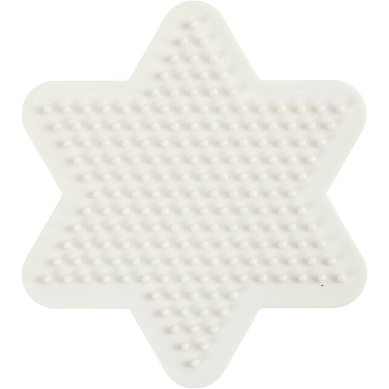 Piastra base Nabbi biobeads, stella, misura 9,8x9,8 cm, media, 1 pezzo