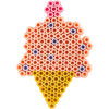 Piastra base Nabbi biobeads, stella, misura 9,8x9,8 cm, media, 1 pezzo