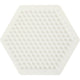 Placa base Nabbi biobeads, hexagonal, tamaño 8,5x8,5 cm, mediana, 1 pieza