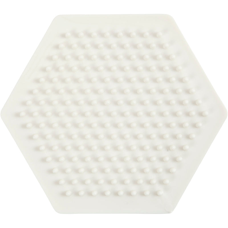 Piastra base Nabbi biobeads, esagonale, misura 8,5x8,5 cm, media, 1 pezzo