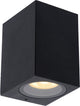 Lucide zaro - faretto da parete interno esterno - 1xgu10 - ip44 - nero