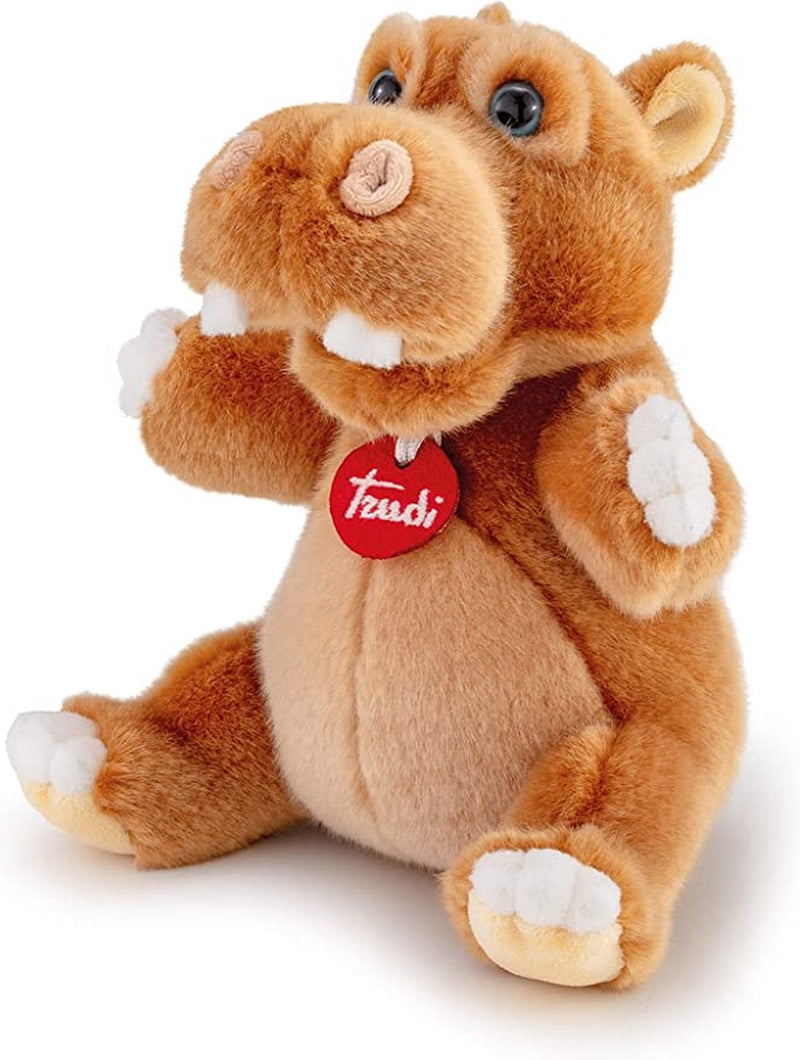 Trudi Cachorro de Peluche Hipopótamo 23 cm - Peluche de Peluche de Alta Calidad - Peluche para niños y niñas - Naranja - 16x23x15 cm Talla S