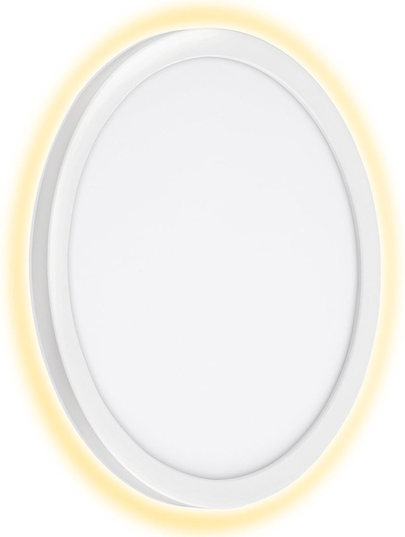 Telefunken - nizza - Aplique LED exterior, ip44, 4000k, 15w, ø28cm, blanco