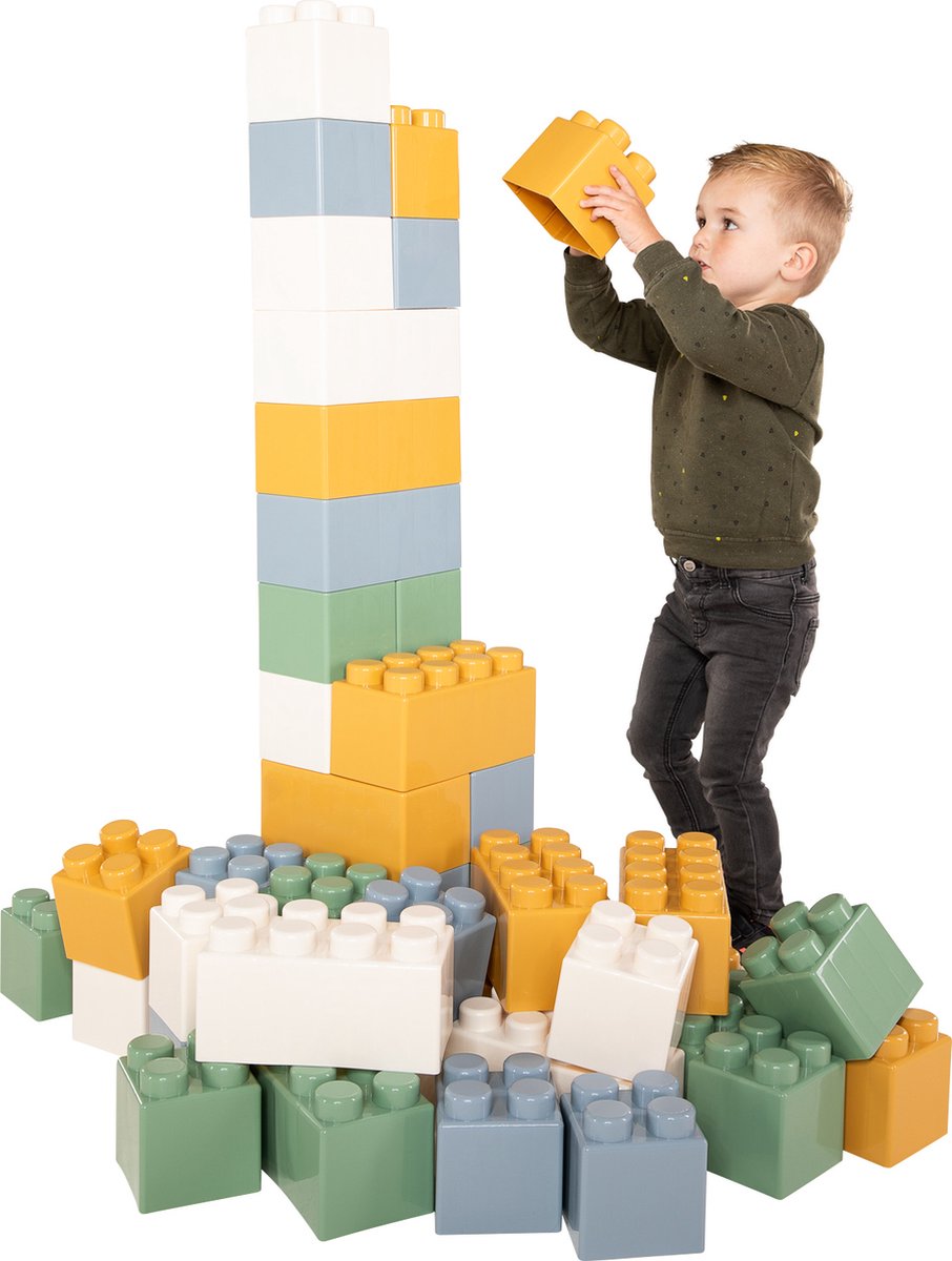 Blocchi di costruzione di giocattoli Cavallino XXL Colori pastello, 45dlg.