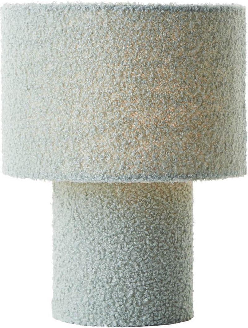 Brilliant teddy - lampada da tavolo - e27 max 1x25w - tessuto teddy - verde