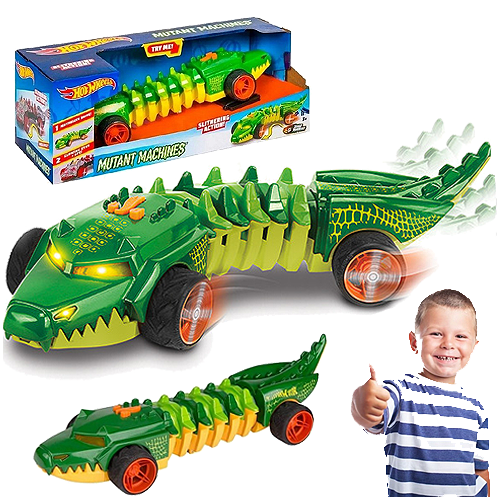 Macchina mutante di hotwheels con luce e verde suono