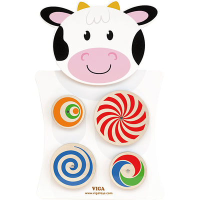 Tablero de actividades Viga, vaca, dimensiones 36x55x3,5 cm, 1 pieza