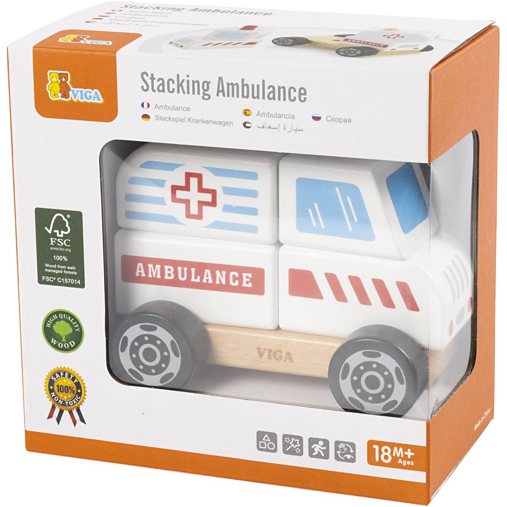 Https: www.cchobby.nl viga-houten-stapelbare-ambulance-speelgoed-ambulance-afm-13x10x8-cm-1-stuk