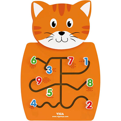 Tavola attività Viga, gatto, dimensioni 36x55x4,5 cm, 1 pezzo