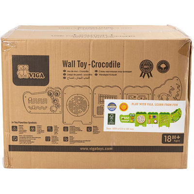 Parete gioco Viga con design coccodrillo, dimensioni 187x61 cm, 1 pezzo