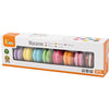 Macarons in legno Viga, misura 4,5 cm, 8 pezzi, 1 scatola