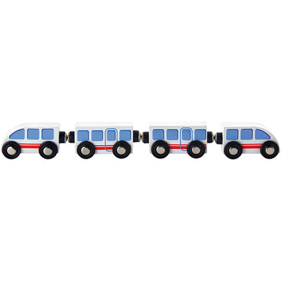 Accessori ferroviari Viga, treno passeggeri, dimensioni 310x72x36 mm, 4 parti 1 set
