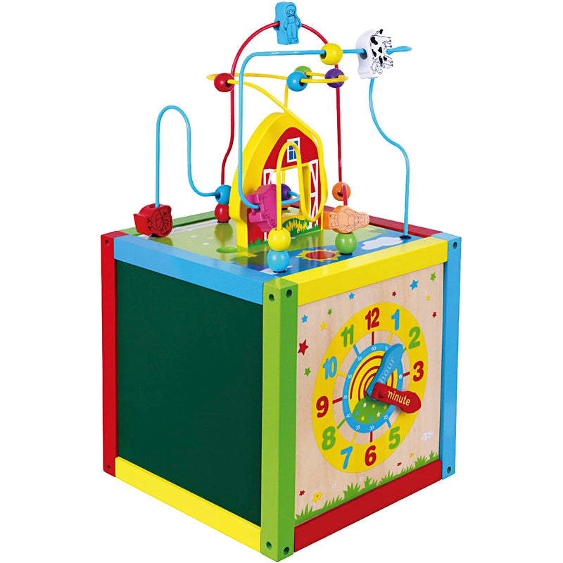 Cubo da gioco Viga 5 in 1, dimensioni 30x30x55 cm, 1 pezzo
