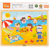 Puzzle de madera Viga Seasons, las estaciones, verano, medidas 30x22,5 cm, 24 piezas, 1 pieza
