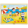 Puzzle de madera Viga Seasons, las estaciones, verano, medidas 30x22,5 cm, 24 piezas, 1 pieza