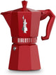 Bialetti moka esclusiva caffettiera rossa 6t