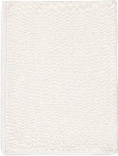 Jollein - coperta per culla 75x100 cm - coperta per culla, coperta per culla, coperta per bambino - maglia basic - pile corallo avorio