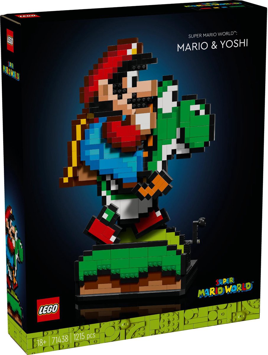 Lego Lego Super Mario 71438 Mario e Yoshi