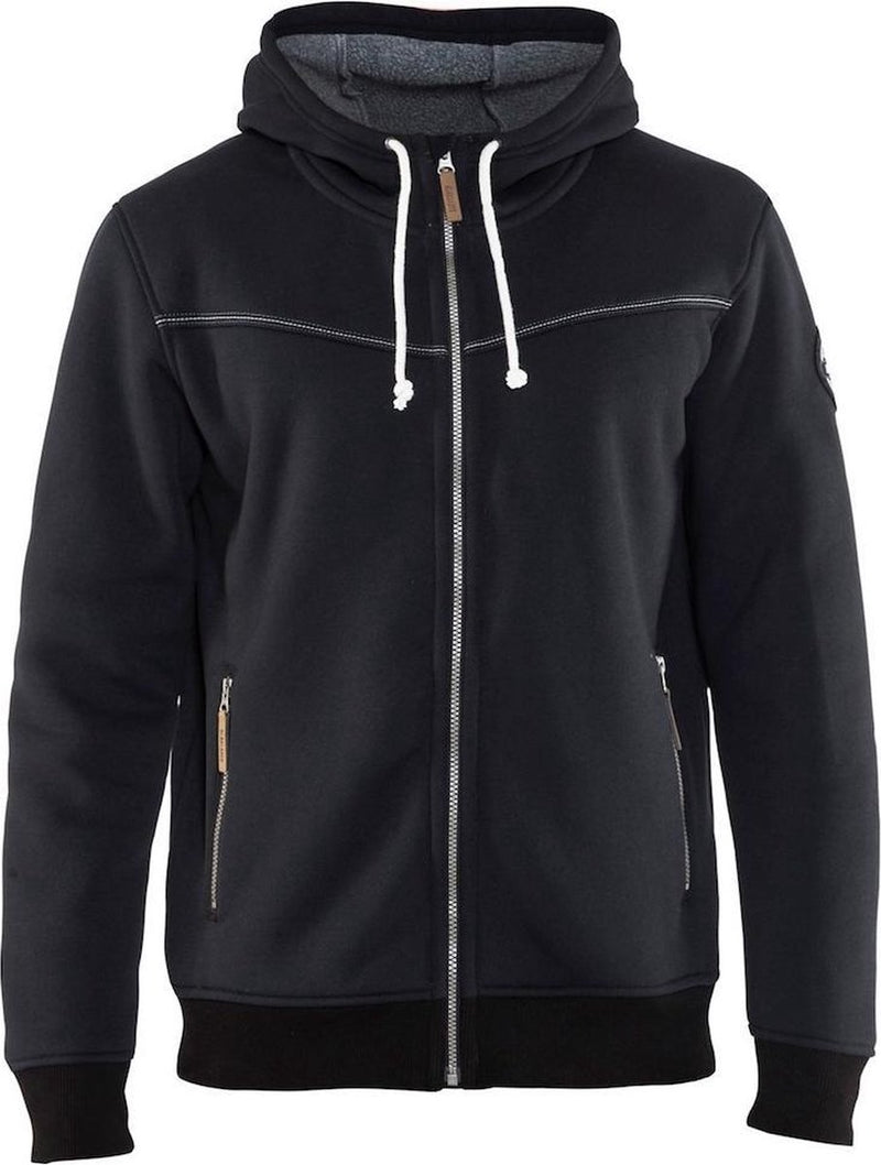 Blåkläder 4933-2514 sudadera con capucha con forro cálido negro talla m