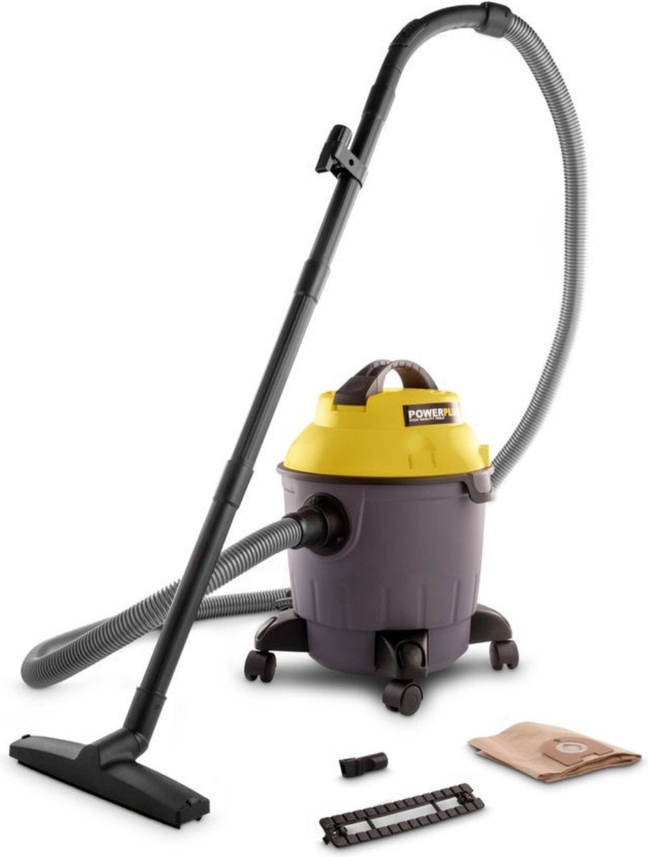 Aspirador eléctrico powerplus húmedo-seco powx321 - aspirador 1000w cocina, suelo, alfombras - depósito 18l - con 3 acc.