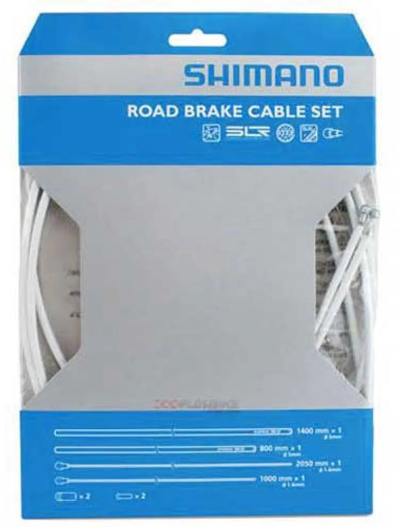 Shimano road remkabel pfte gecoat wit