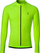 Maglia da ciclismo a maniche lunghe Bbb Cycling Transition da uomo e da donna - 10-15 °C - Maglia da mtb e da ciclismo con 3 tasche posteriori - Giallo neon