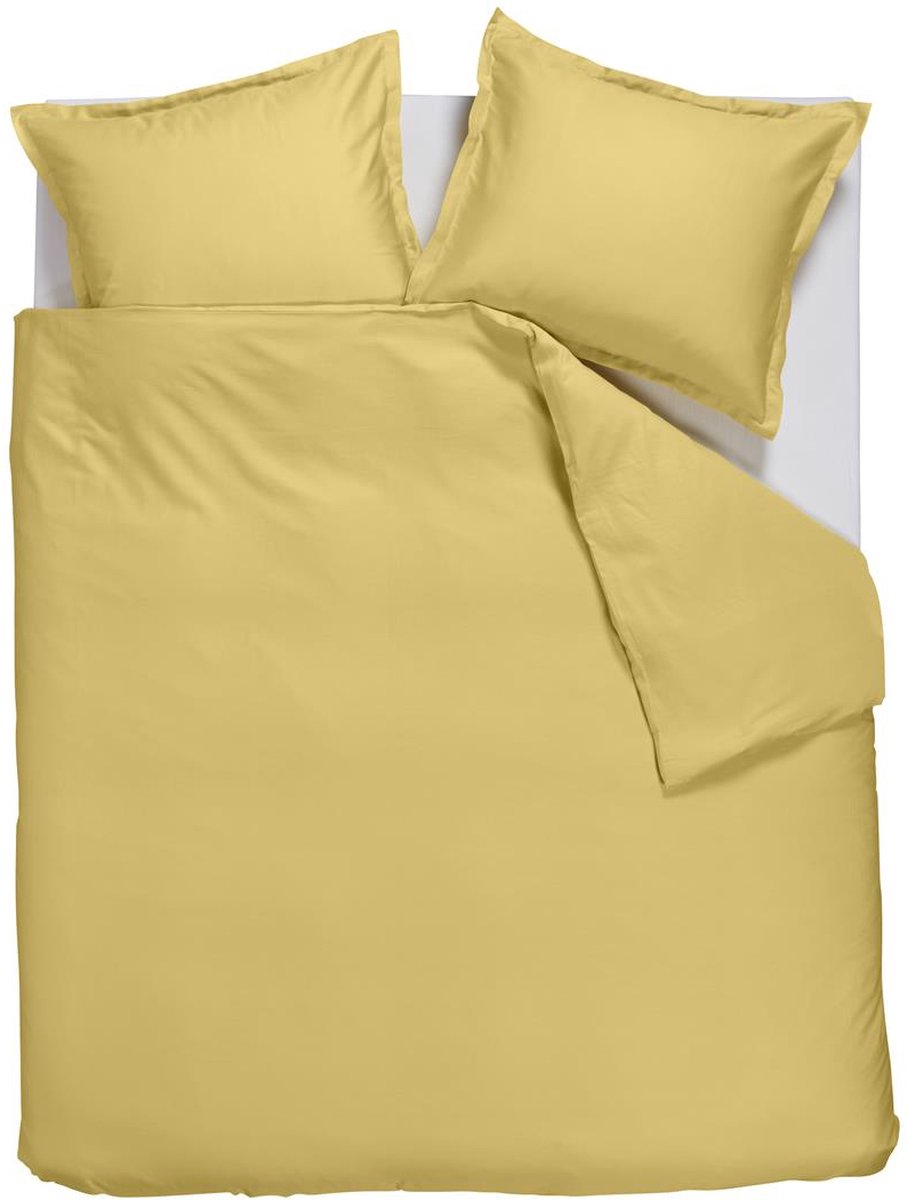 Copripiumino Ambiante satin uni - letti gemelli - 240x200 220 cm - giallo chiaro