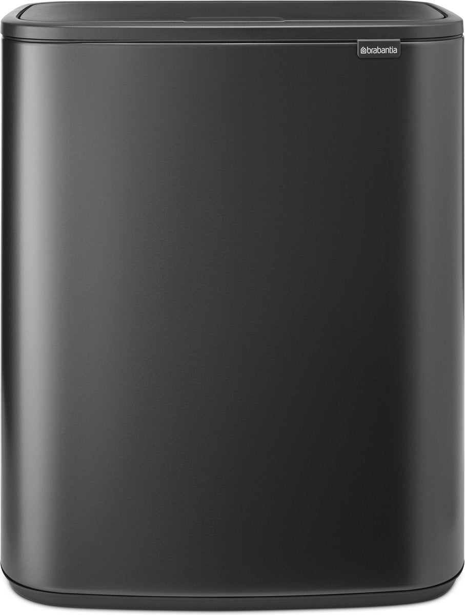 Papelera Brabantia bo touch bin - 1 compartimento - 60 litros - gris confiado