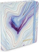 Libreta de direcciones Peter Pauper grande - ágata azul - con cierre elástico - 16x21 cm