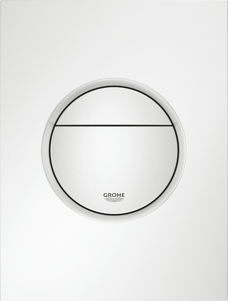 Inodoro con panel de control Grohe nova cosmopolitan - doble descarga - blanco