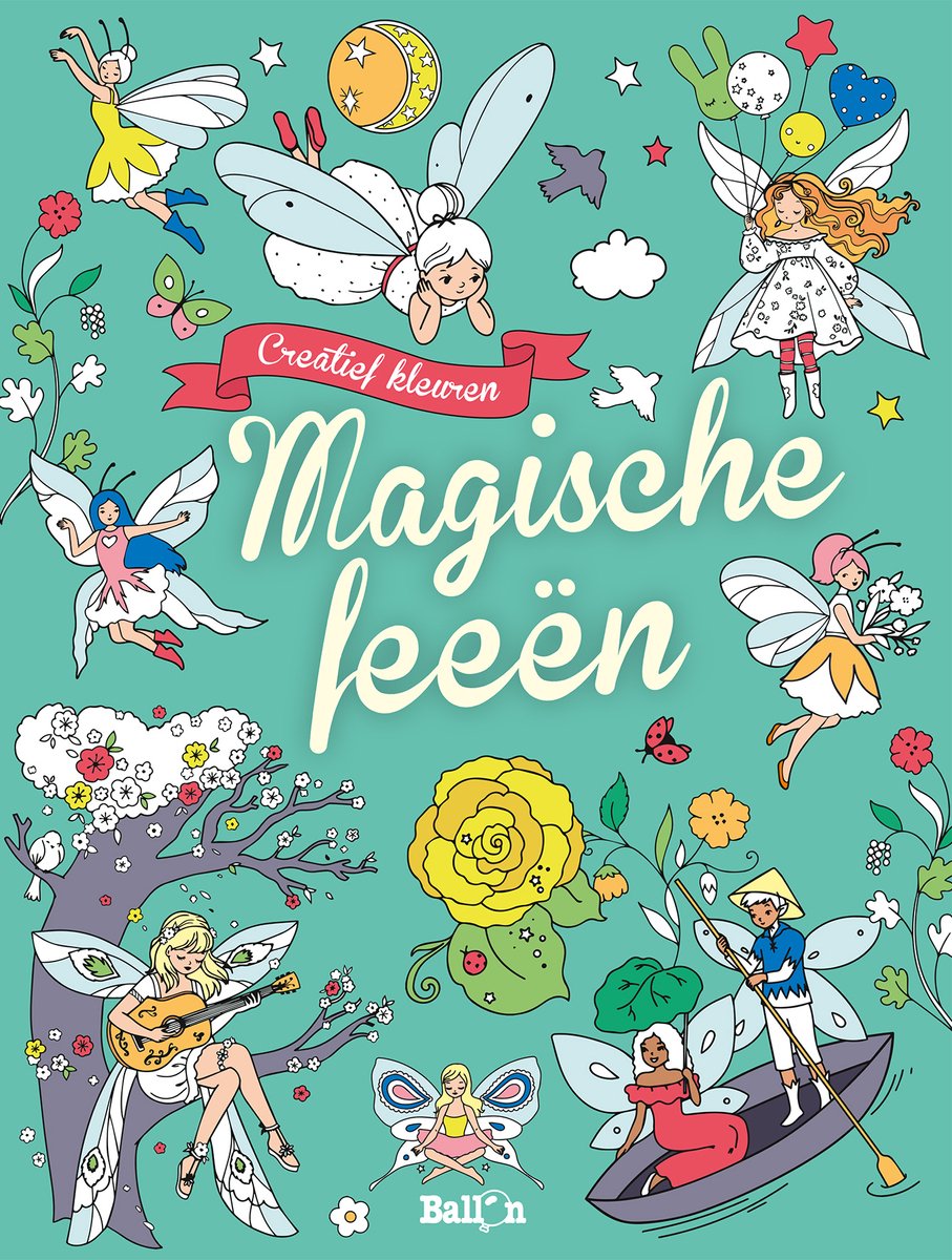 Ballon media n.v. creatief kleuren 0 - magische feeën