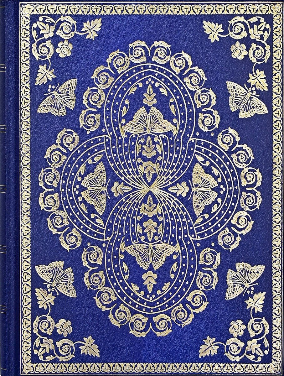 Cuaderno de encuadernación Peter Pauper mariposas doradas