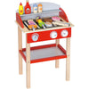 Barbacoa de madera Viga, dimensiones 39x60x26 cm, 1 pieza
