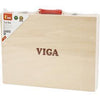 Caja de herramientas de madera Viga, dimensiones 24x32 cm, 12 piezas 1 juego
