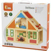 Casa de muñecas de madera Viga, dimensiones 43x40x27 cm, 1 pieza