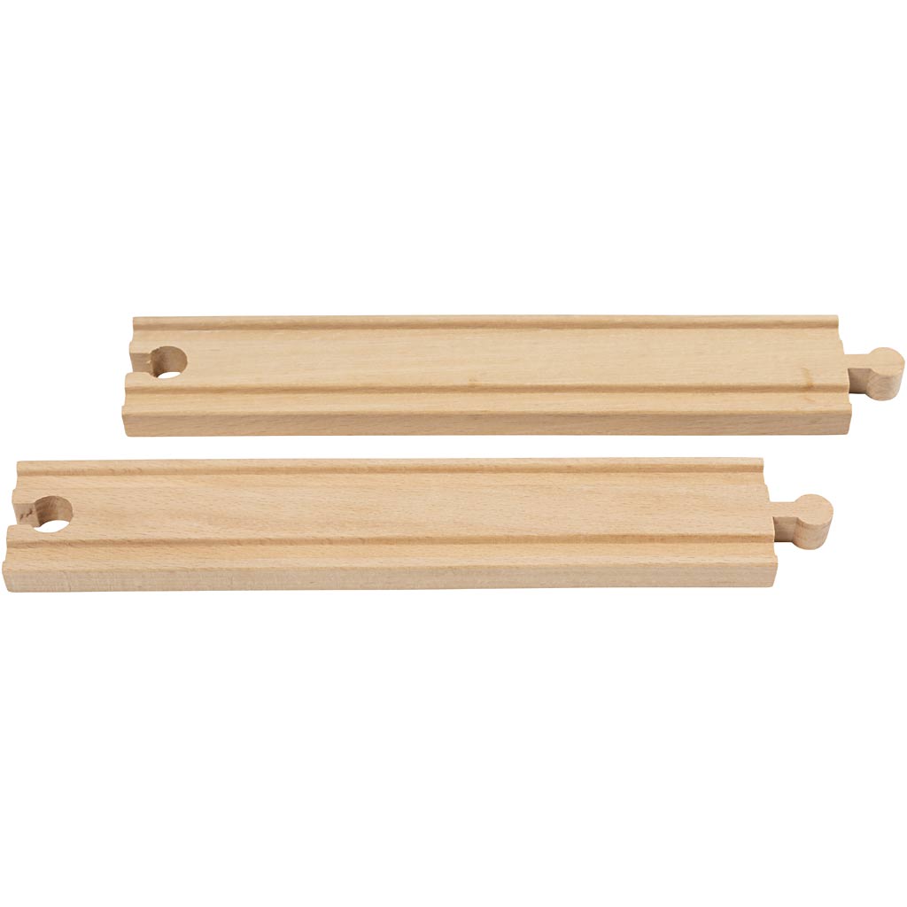 Ferrovia Viga, dritta, l: 21,5 cm, 2 pezzi 1 scatola