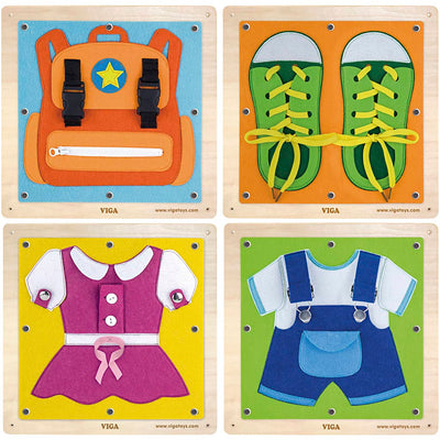 Gioco Viga da vestire, dimensioni 44x44 cm, 4 parti 1 set
