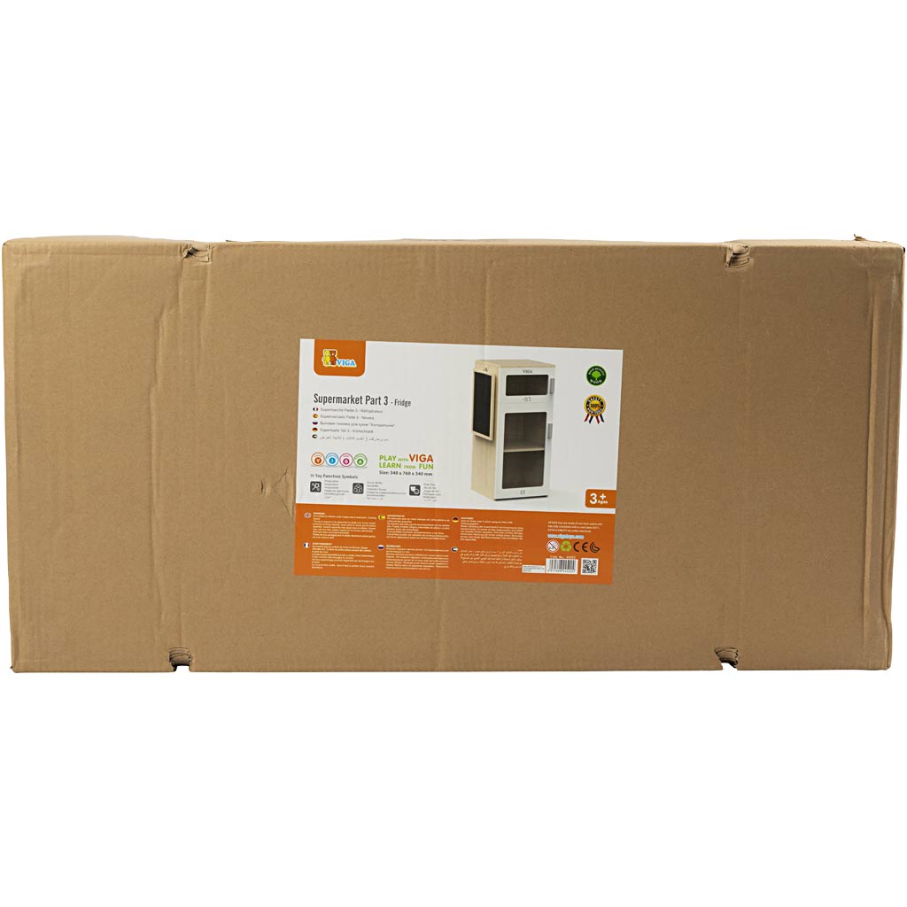 Viga refrigerator-freezer, h: 76 cm, l: 34 cm, w: 44 cm, 1 piece