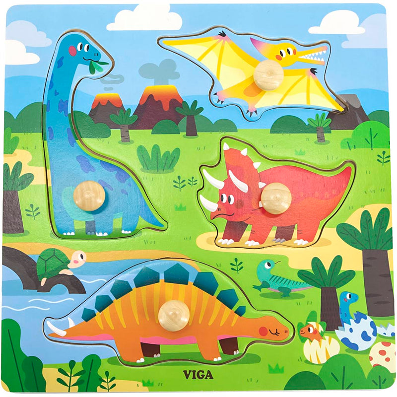 Puzzle Viga con botones, al: 26 mm, l: 22 cm, a: 22 cm, 1 pieza
