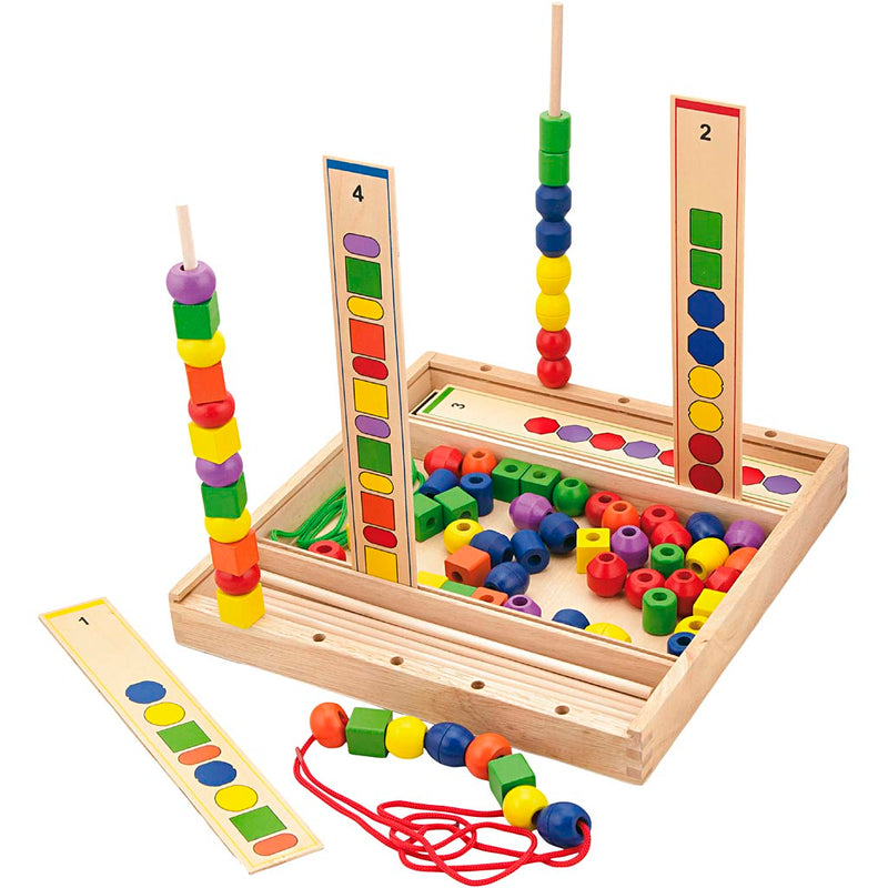 Gioco con perline Viga, h: 4 cm, l: 33 cm, l: 33 cm, 94 parti 1 scatola